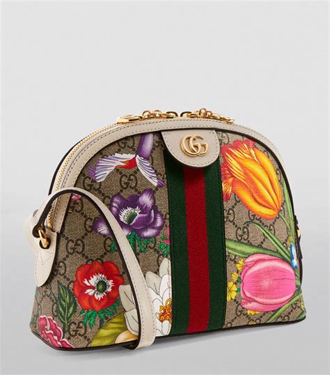 gucci small flora shoulder bag|gucci botanical shoulder bag floral.